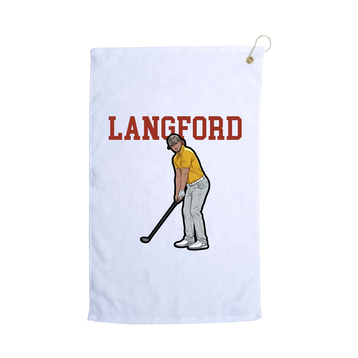 Golf Towel — Shirsey in White