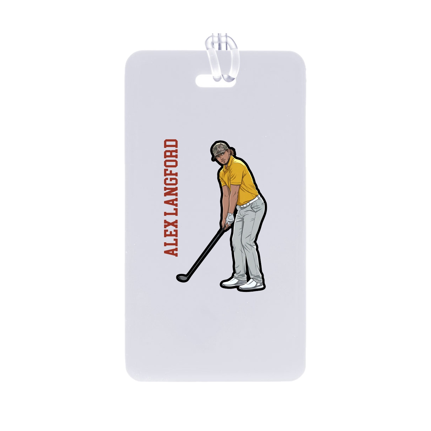 Bag Tag — Name Vertical in Classic