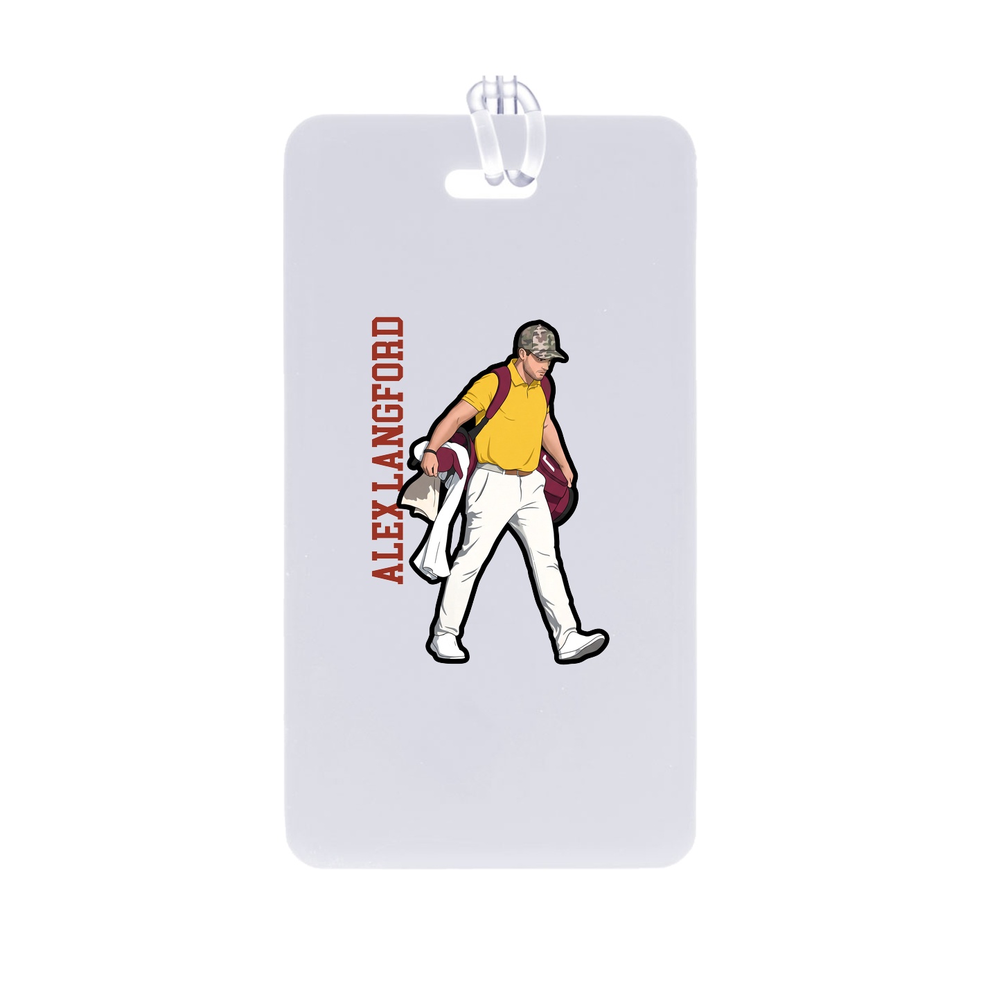 Bag Tag — Name Vertical in Classic