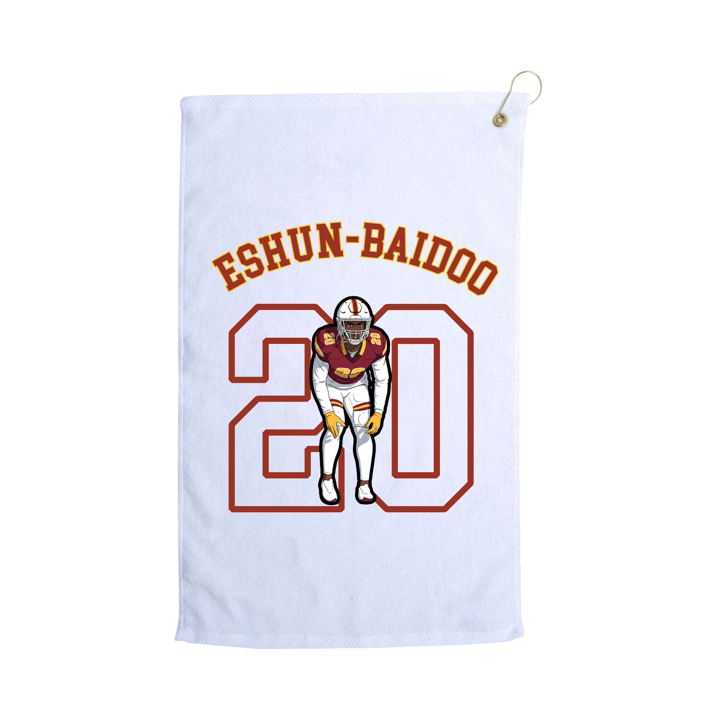Golf Towel — Shirsey Arch in White