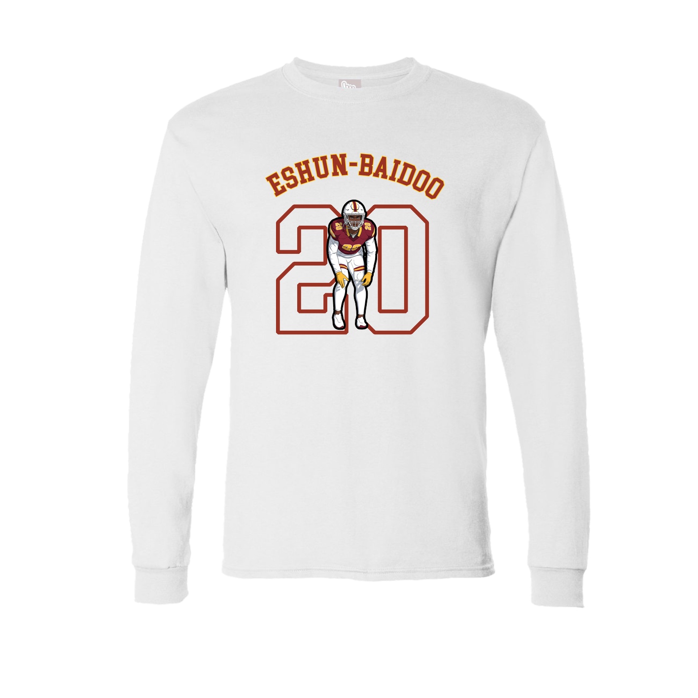 Long Sleeve Tee — Shirsey Arch in White