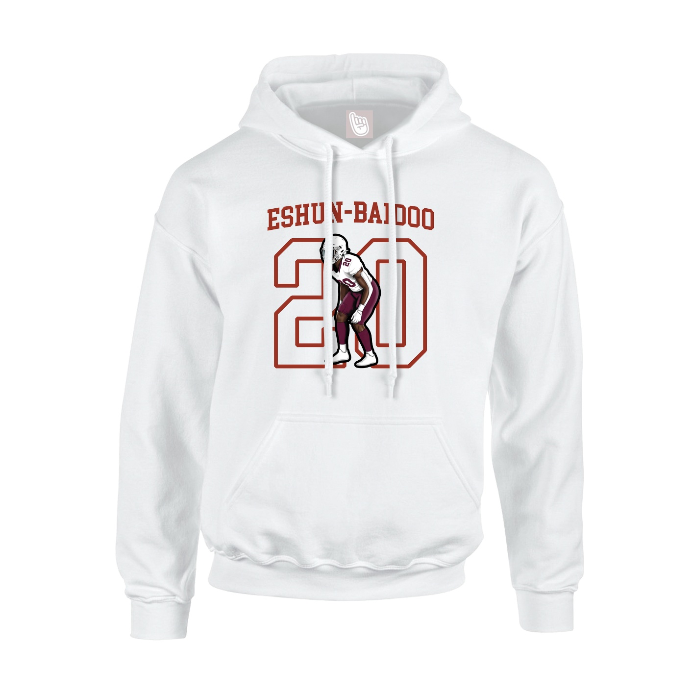 Hoodie — Shirsey in White