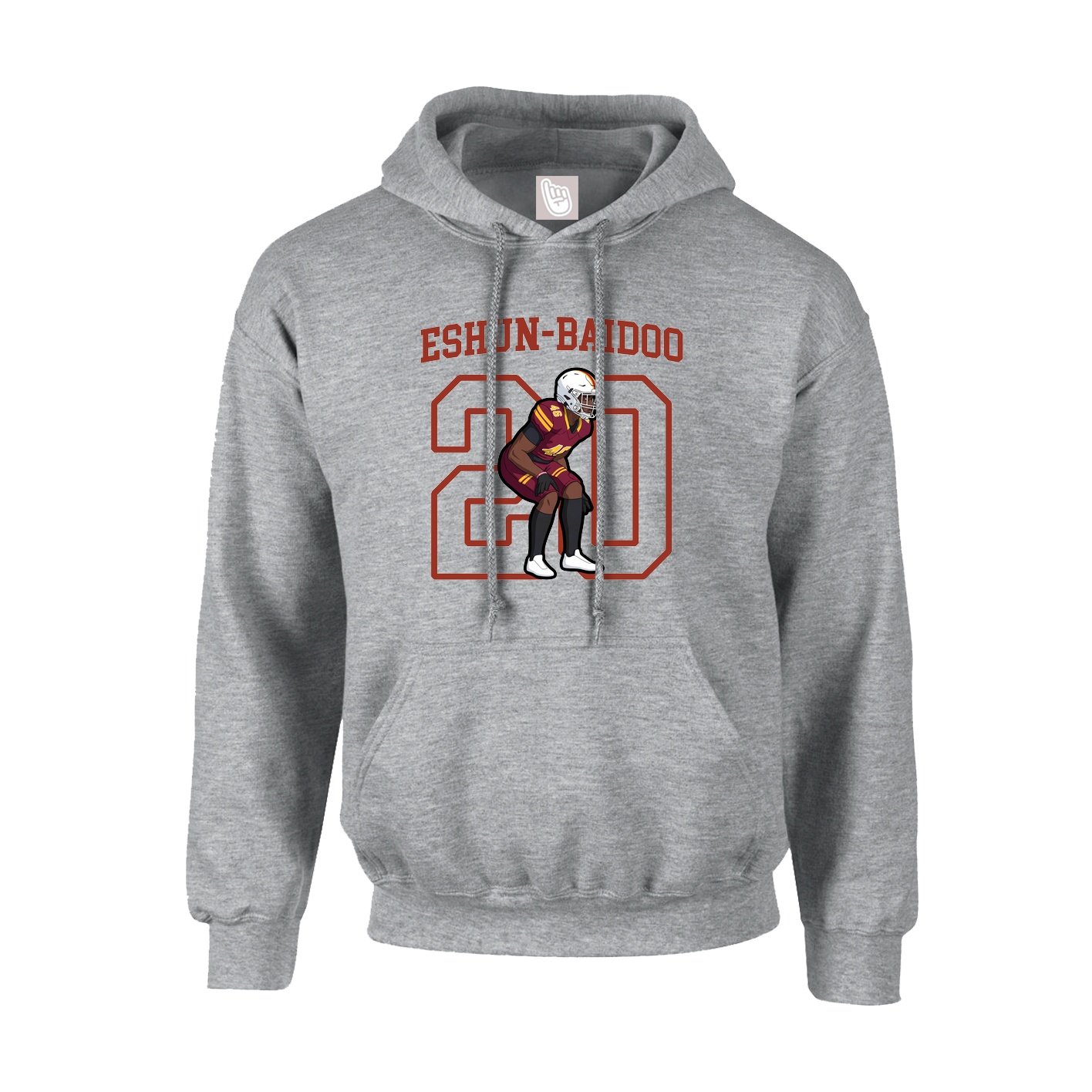 Hoodie — Shirsey in Grey