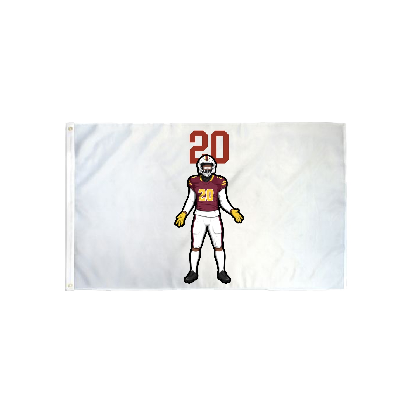 3x5 Flag — Number Top in Classic