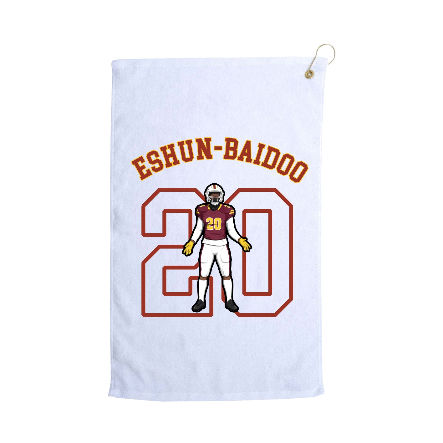Golf Towel — Shirsey Arch in White