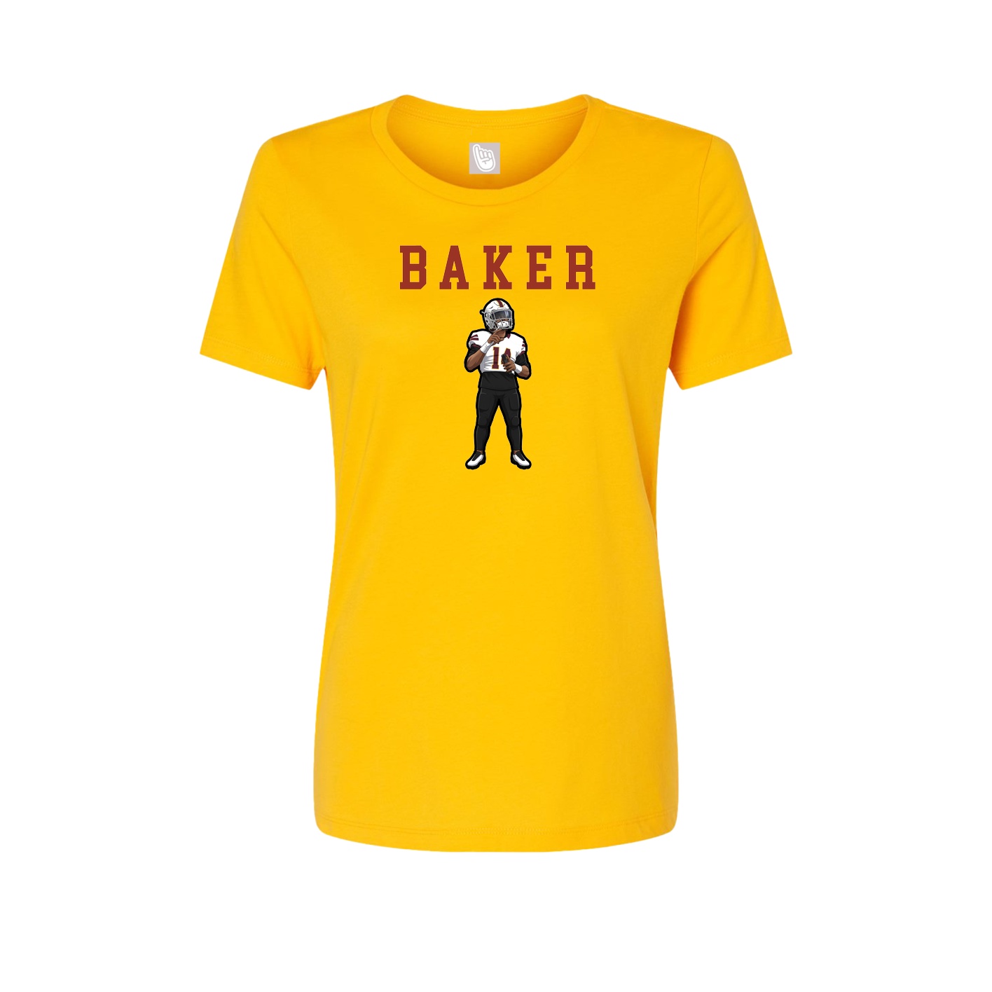 Fitted Women's Tee — Shirsey in Gold