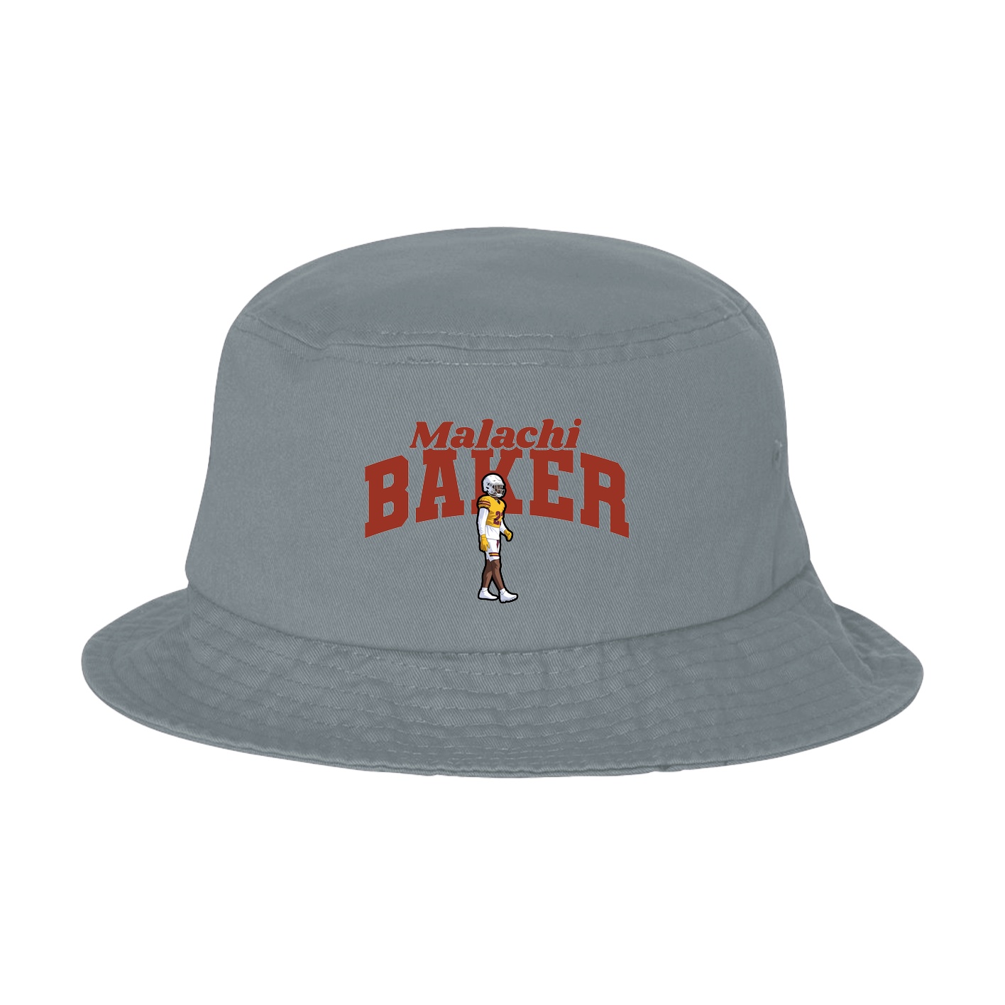 Bucket Cap — Signature Arch in Grey