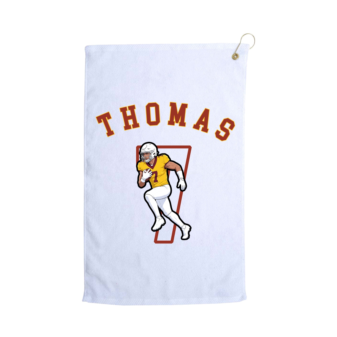 Golf Towel — Shirsey Arch in White