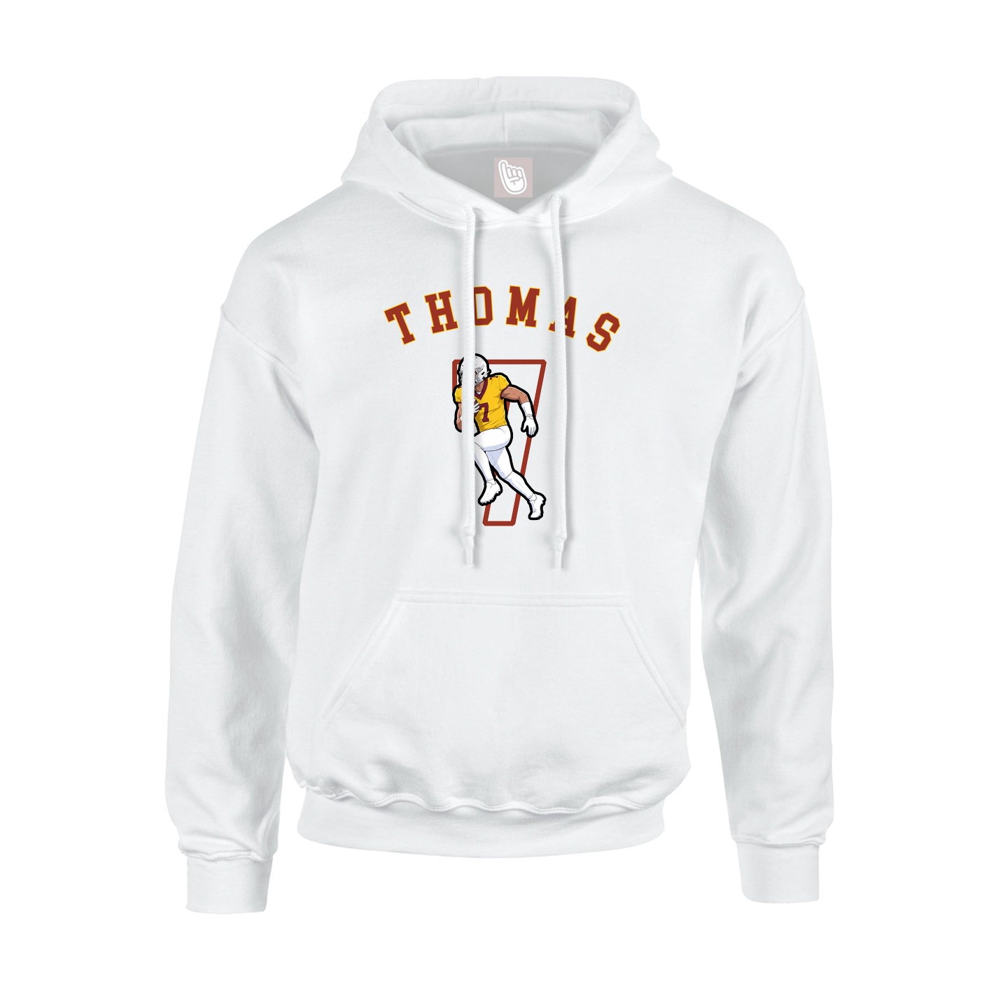 Hoodie — Shirsey Arch in White
