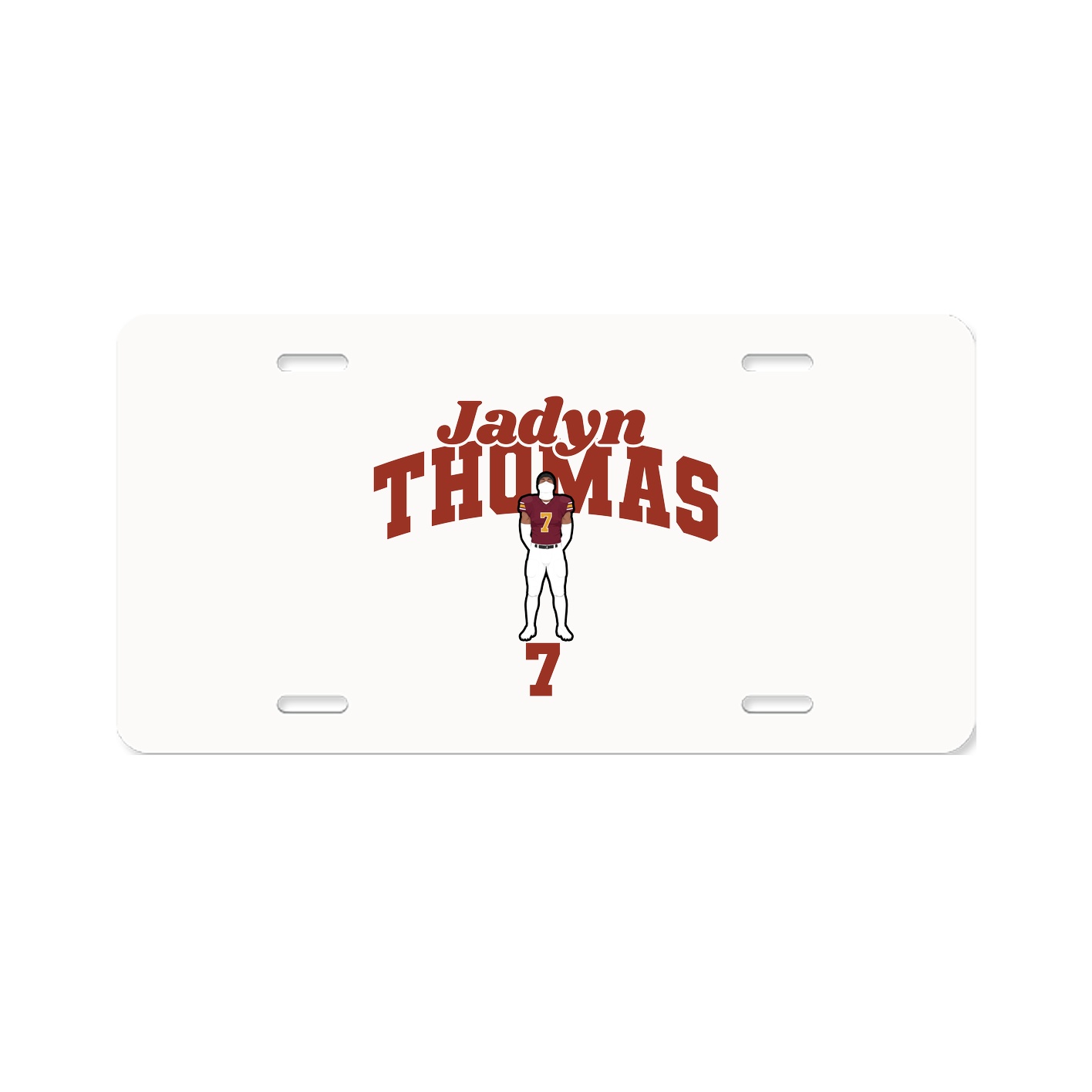 License Plate — Signature Arch in Classic