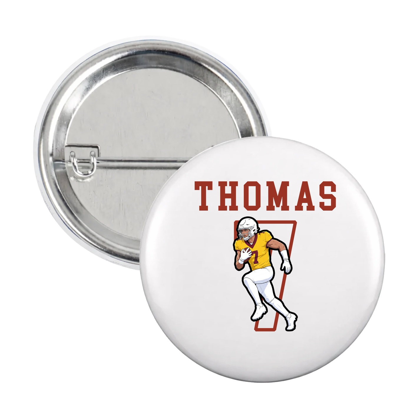 Game Day Button — Shirsey in White