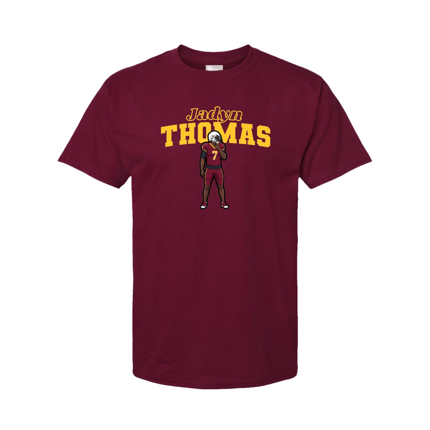 Tee — Name Arch in Cardinal