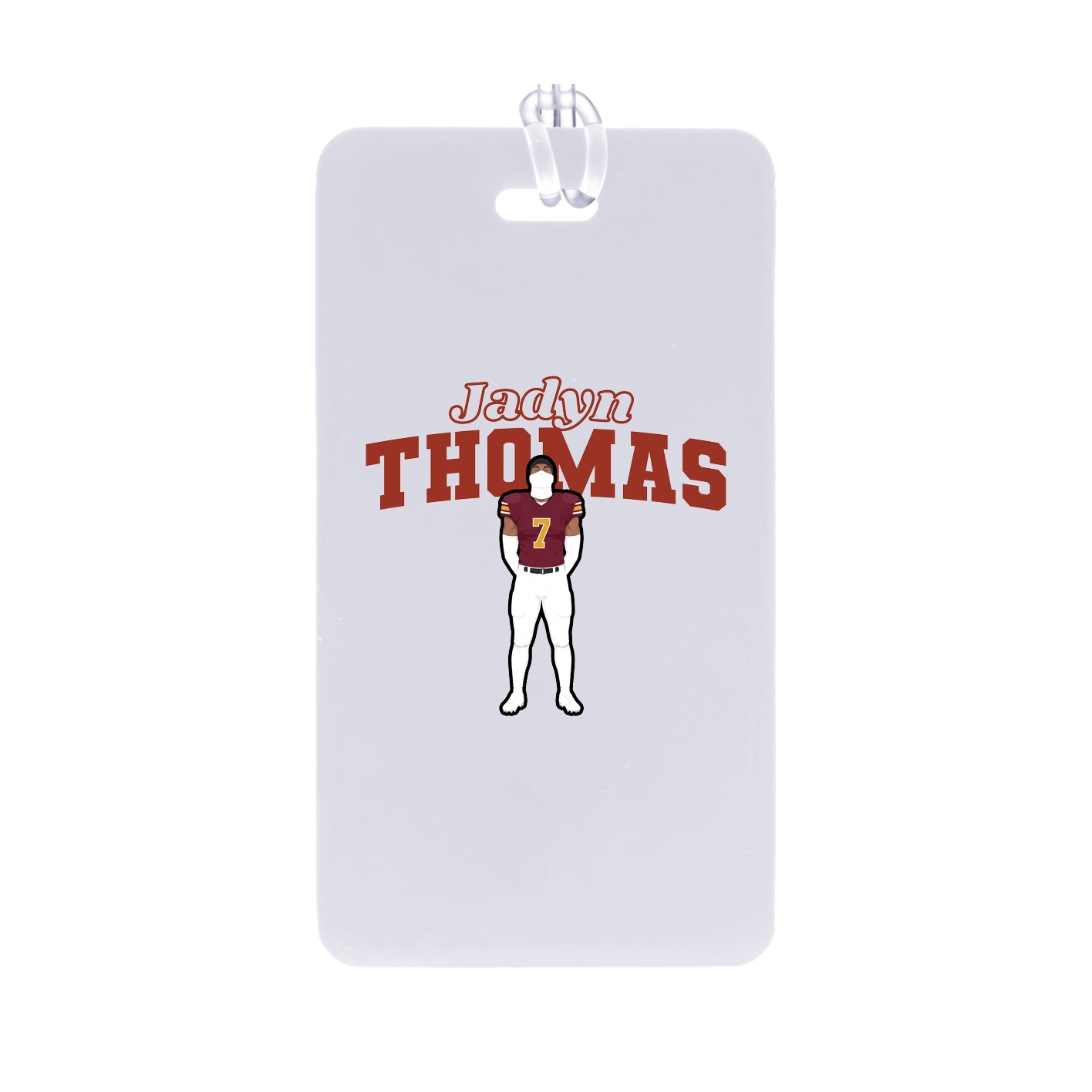Bag Tag — Name Arch in Classic