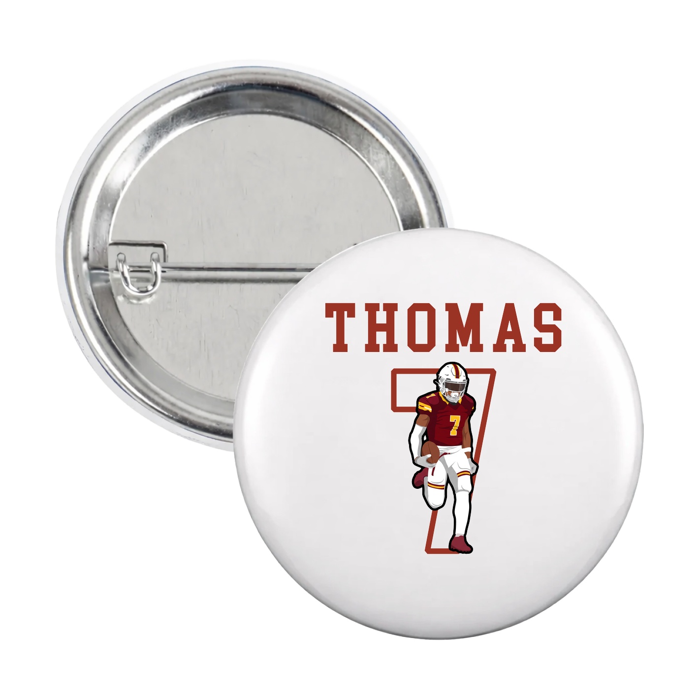 Game Day Button — Shirsey in White