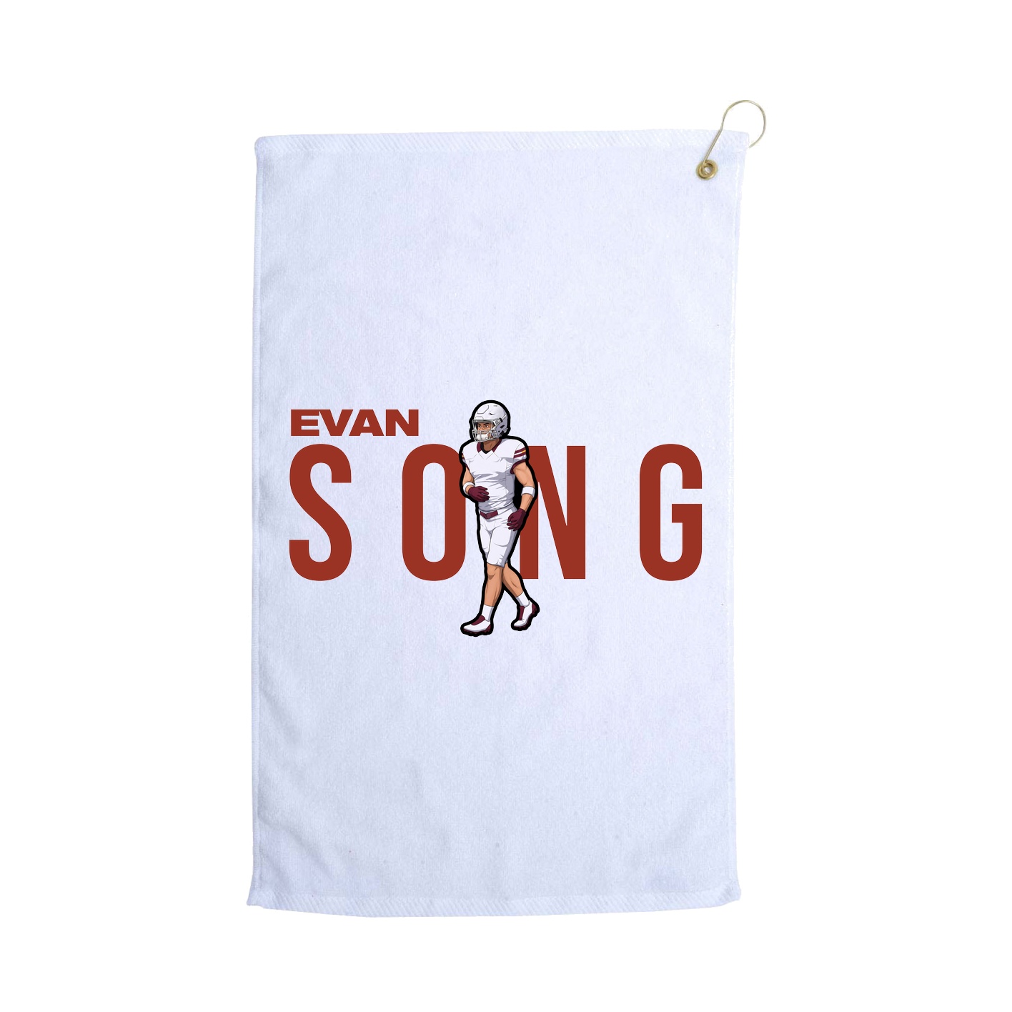 Golf Towel — Player Name in White