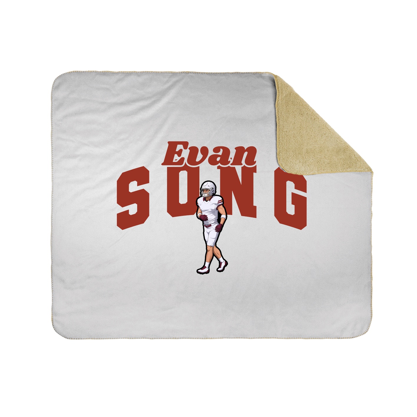 Throw Blanket — Signature Arch in White