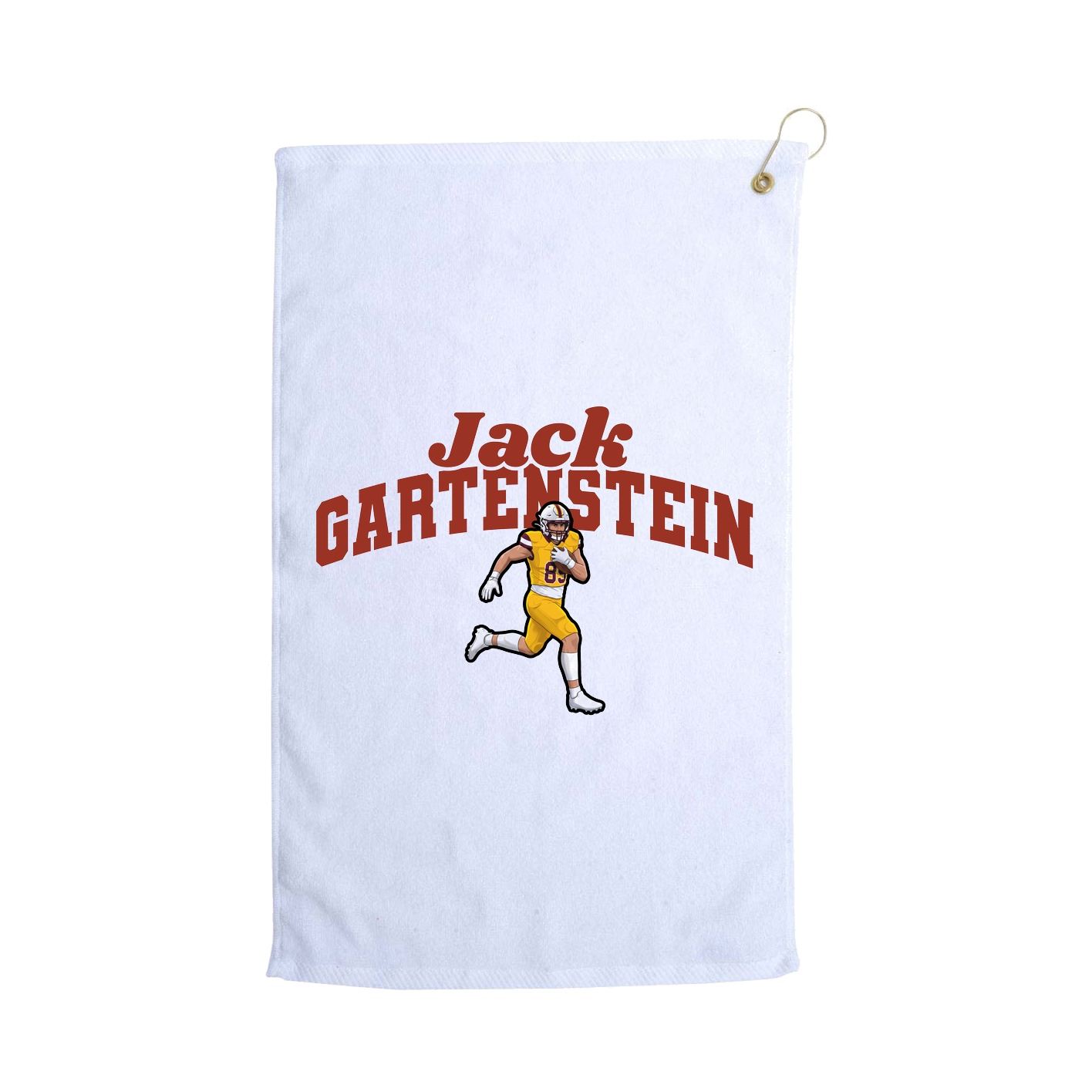 Golf Towel — Signature Arch in White
