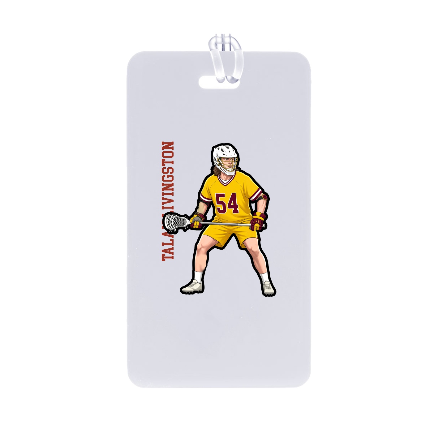 Bag Tag — Name Vertical in Classic