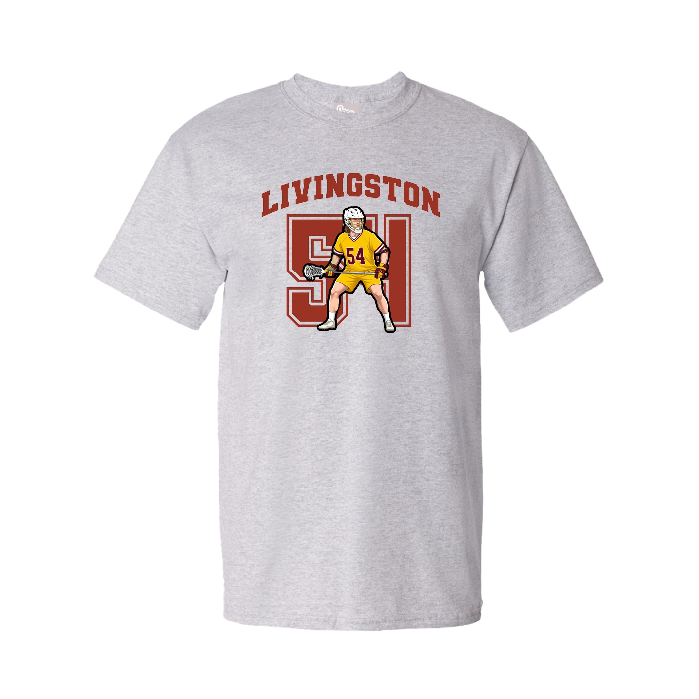 Youth Tee — Number in Grey