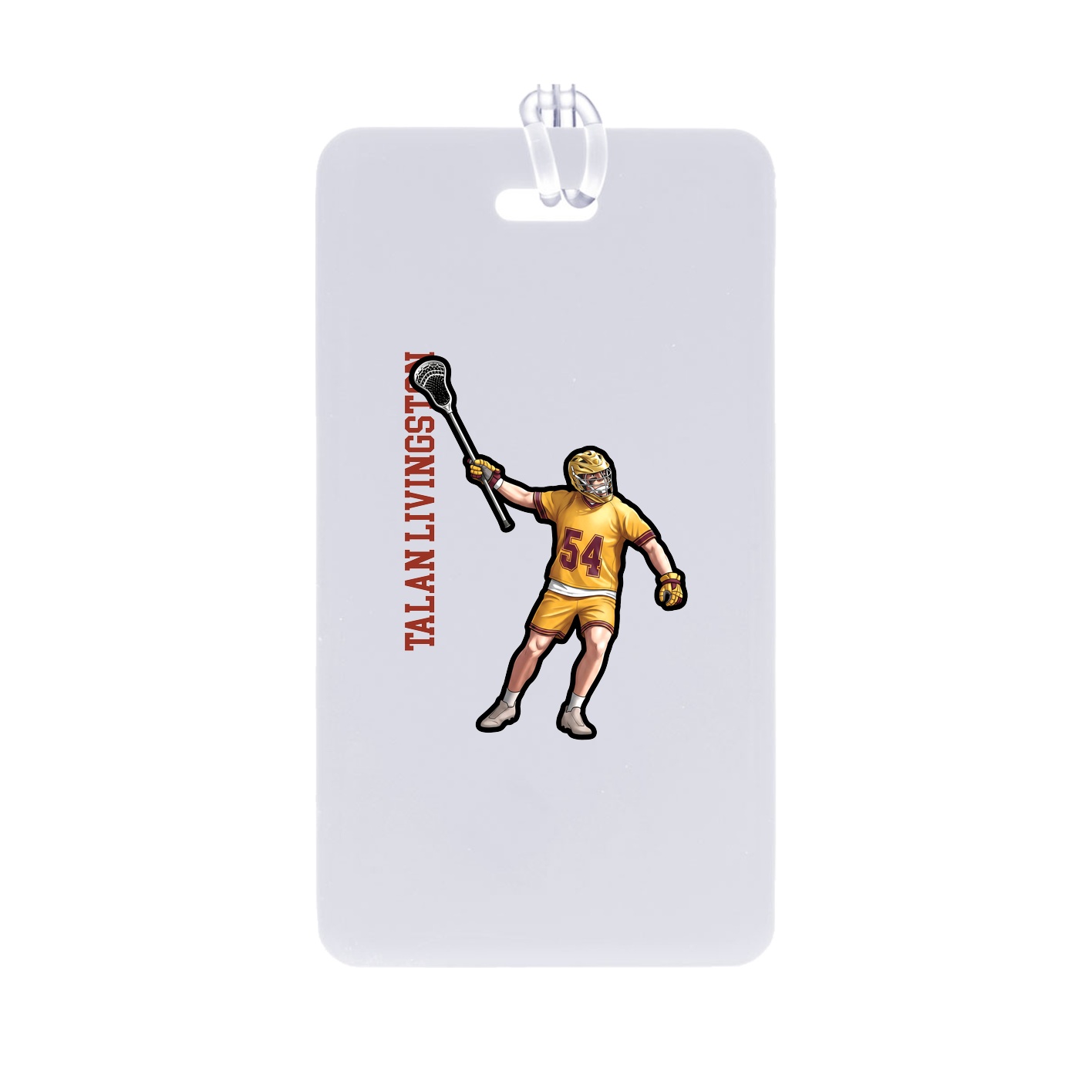 Bag Tag — Name Vertical in Classic
