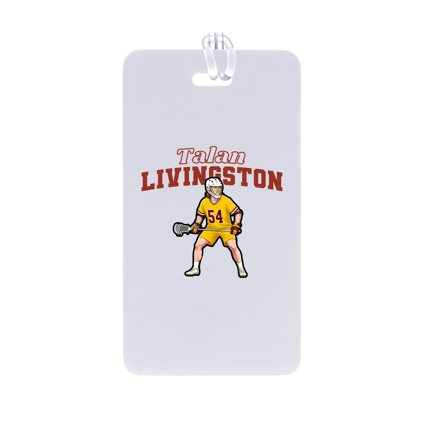 Bag Tag — Name Arch in Classic