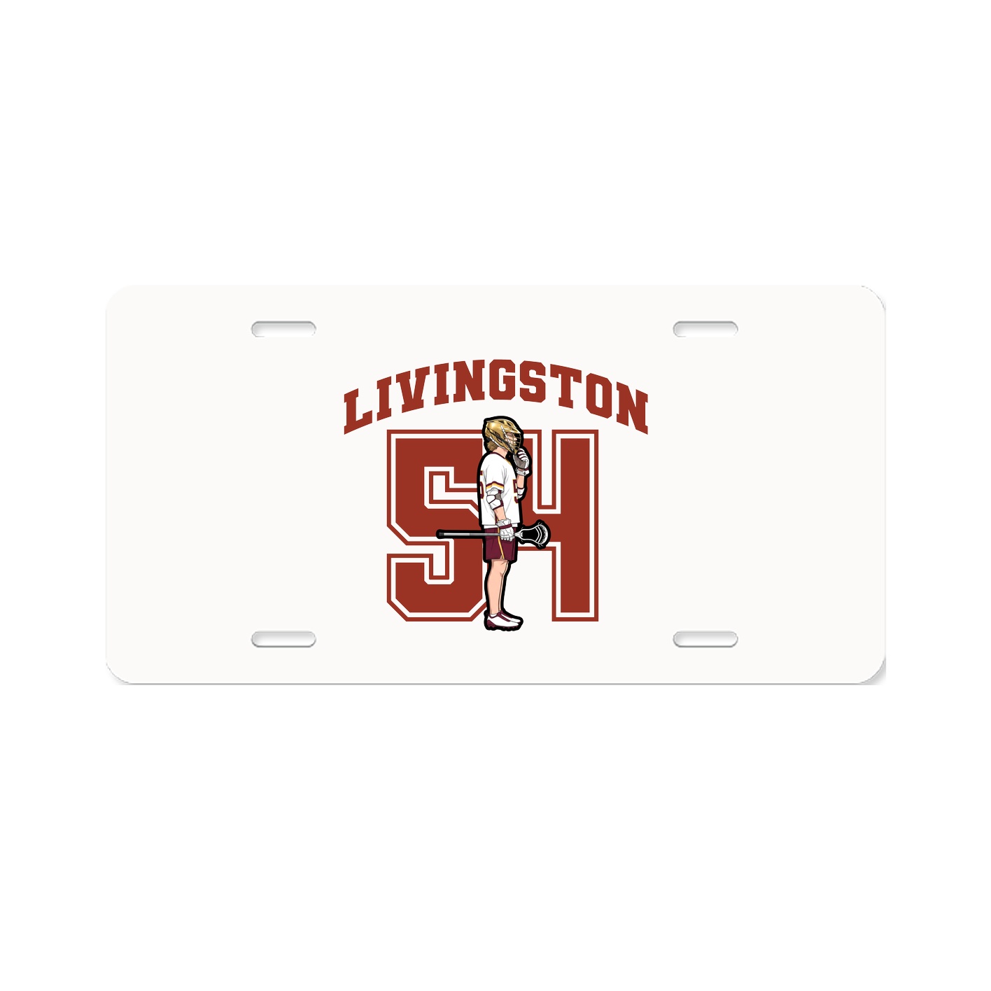License Plate — Number in Classic