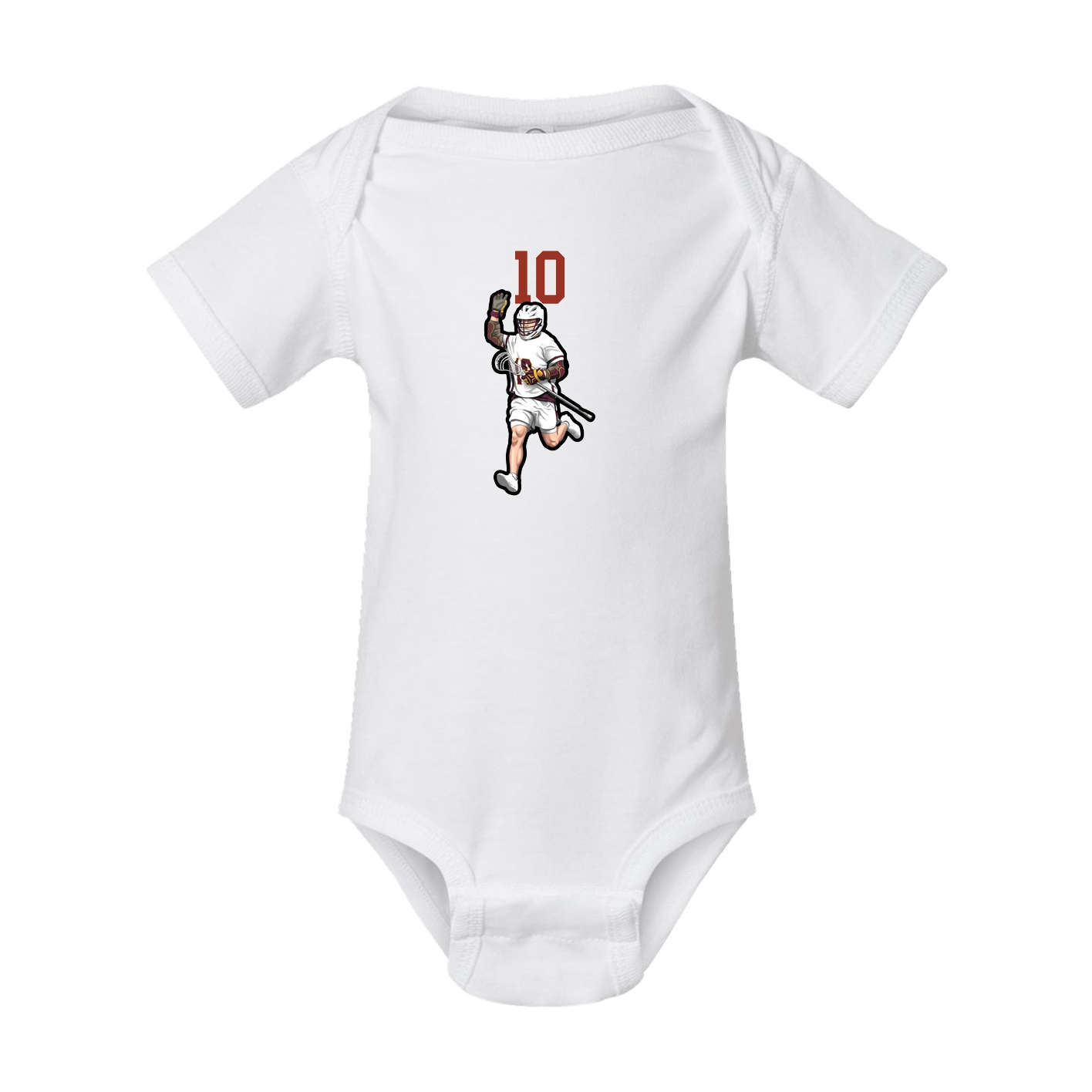 Baby Onesie — Number Top in White
