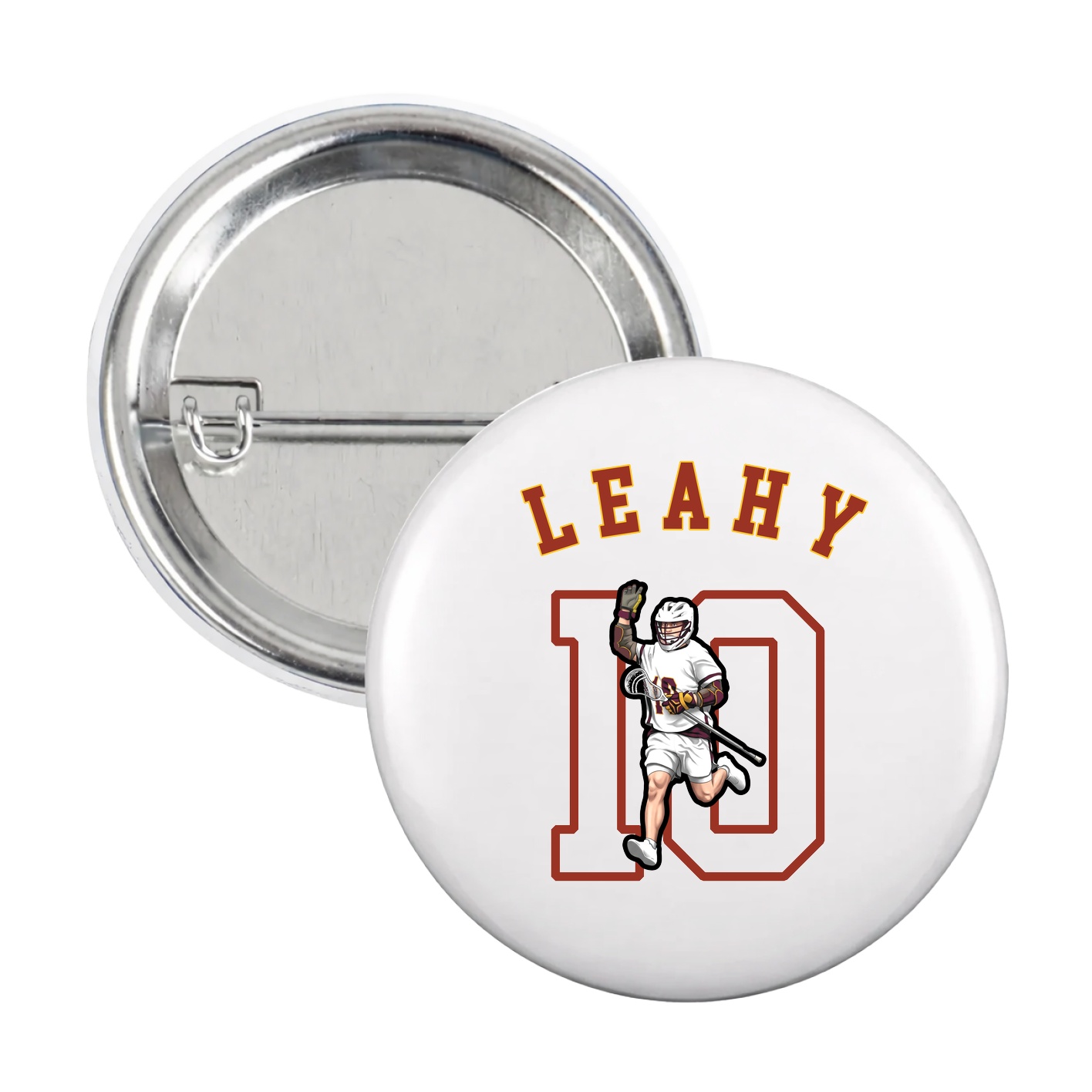 Game Day Button — Shirsey Arch in White