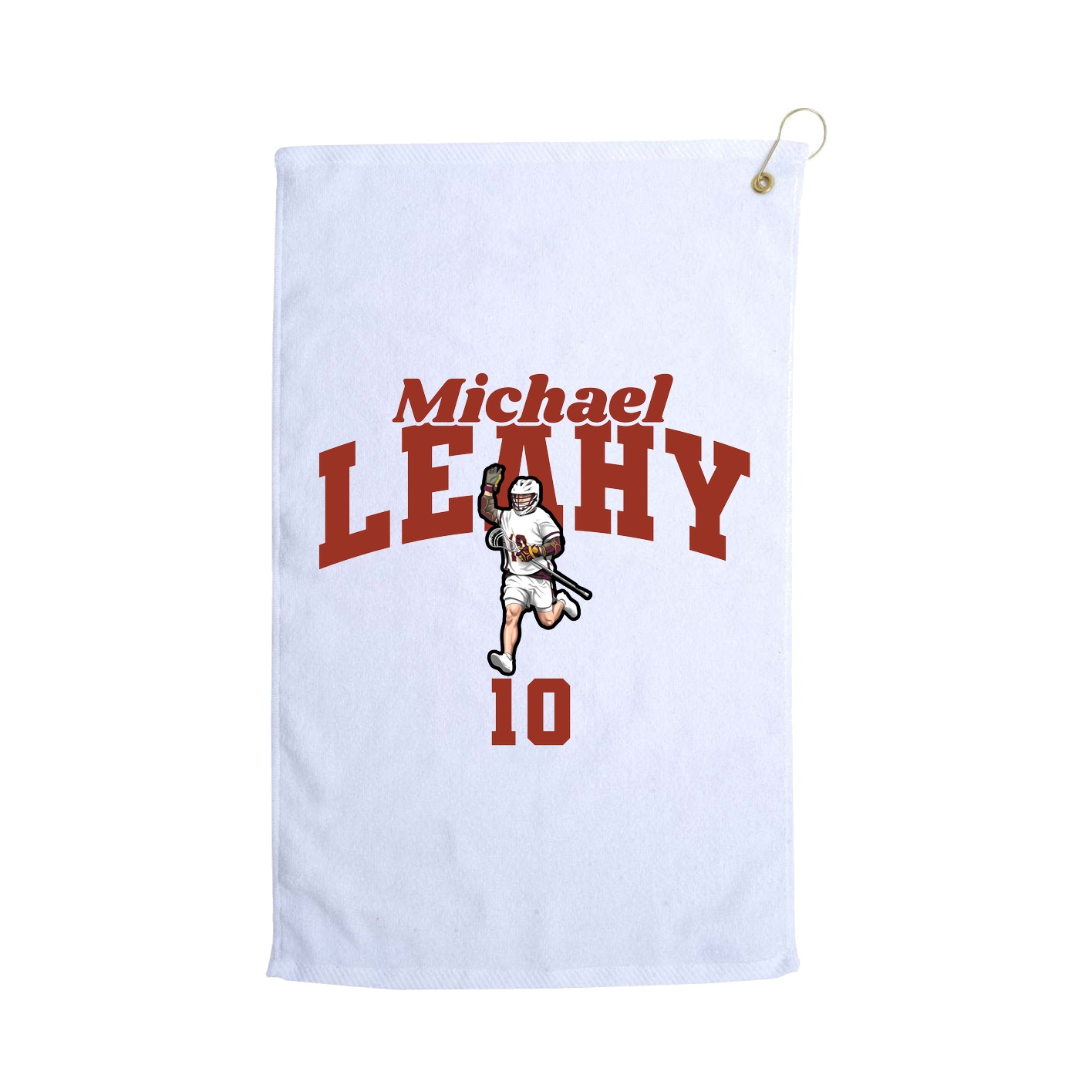 Golf Towel — Signature Arch in White