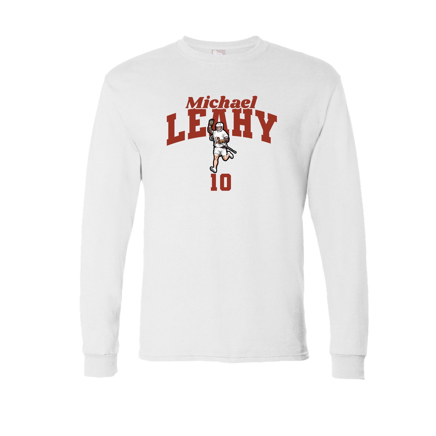 Long Sleeve Tee — Signature Arch in White