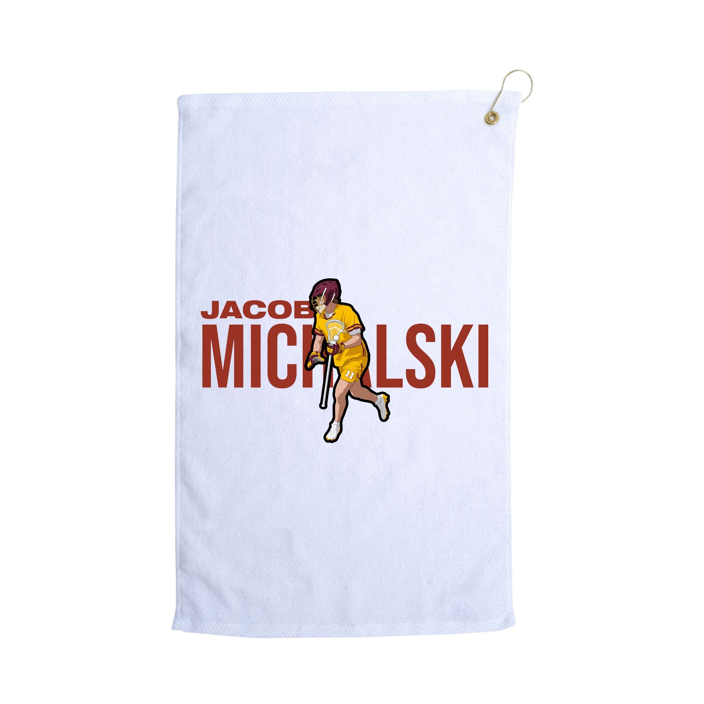 Golf Towel — Player Name in White