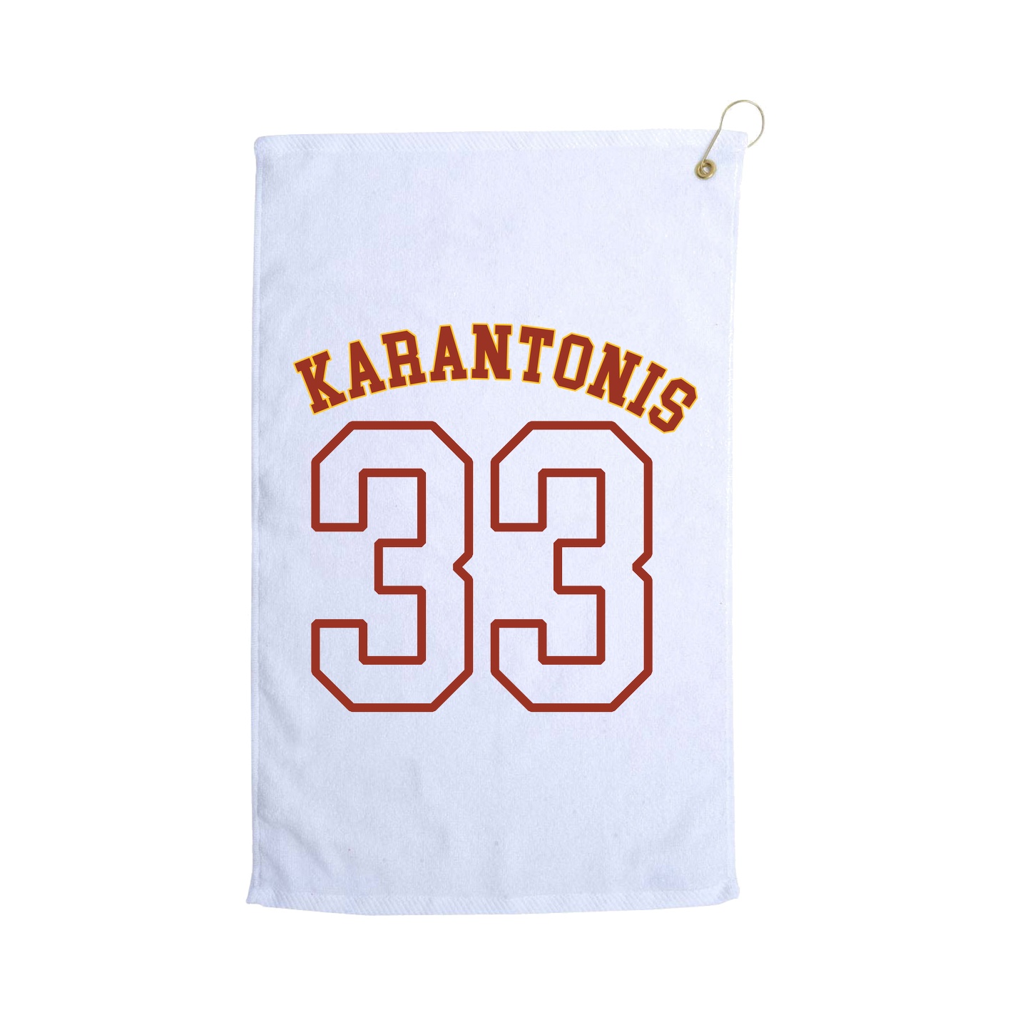 Golf Towel — Shirsey Arch in White