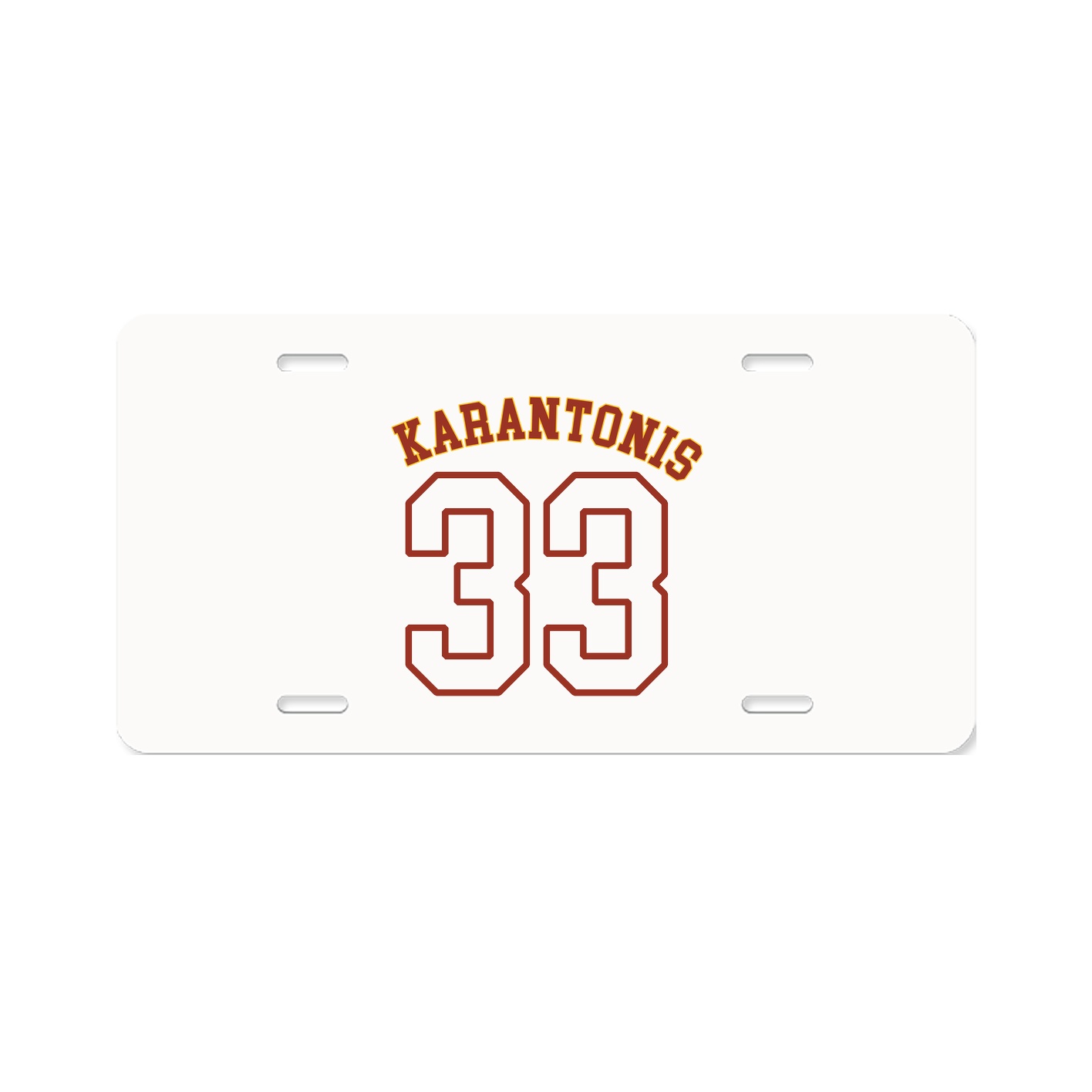 License Plate — Shirsey Arch in Classic