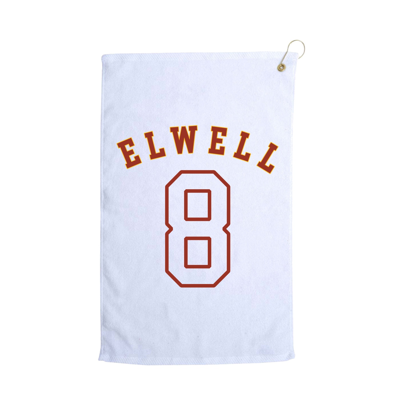 Golf Towel — Shirsey Arch in White