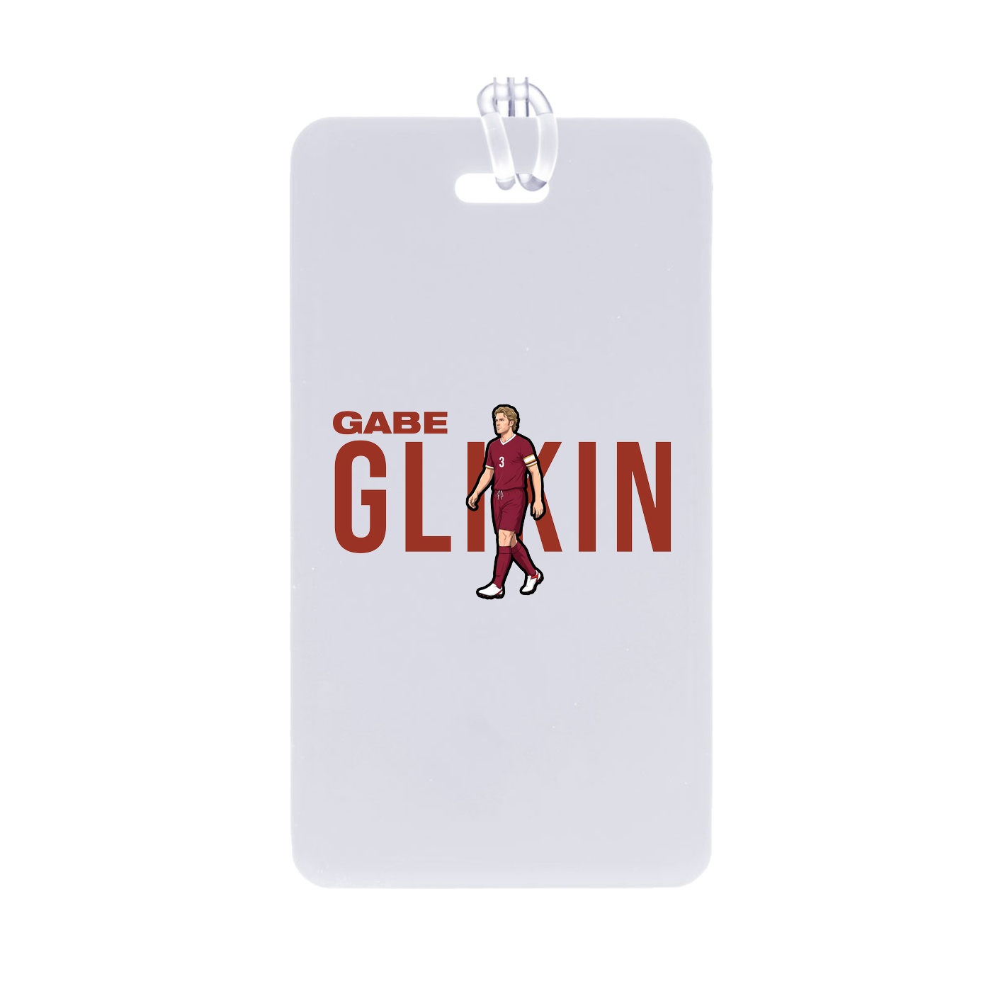 Bag Tag — Player Name in Classic