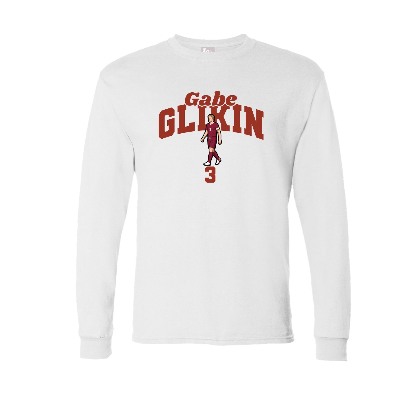 Long Sleeve Tee — Signature Arch in White