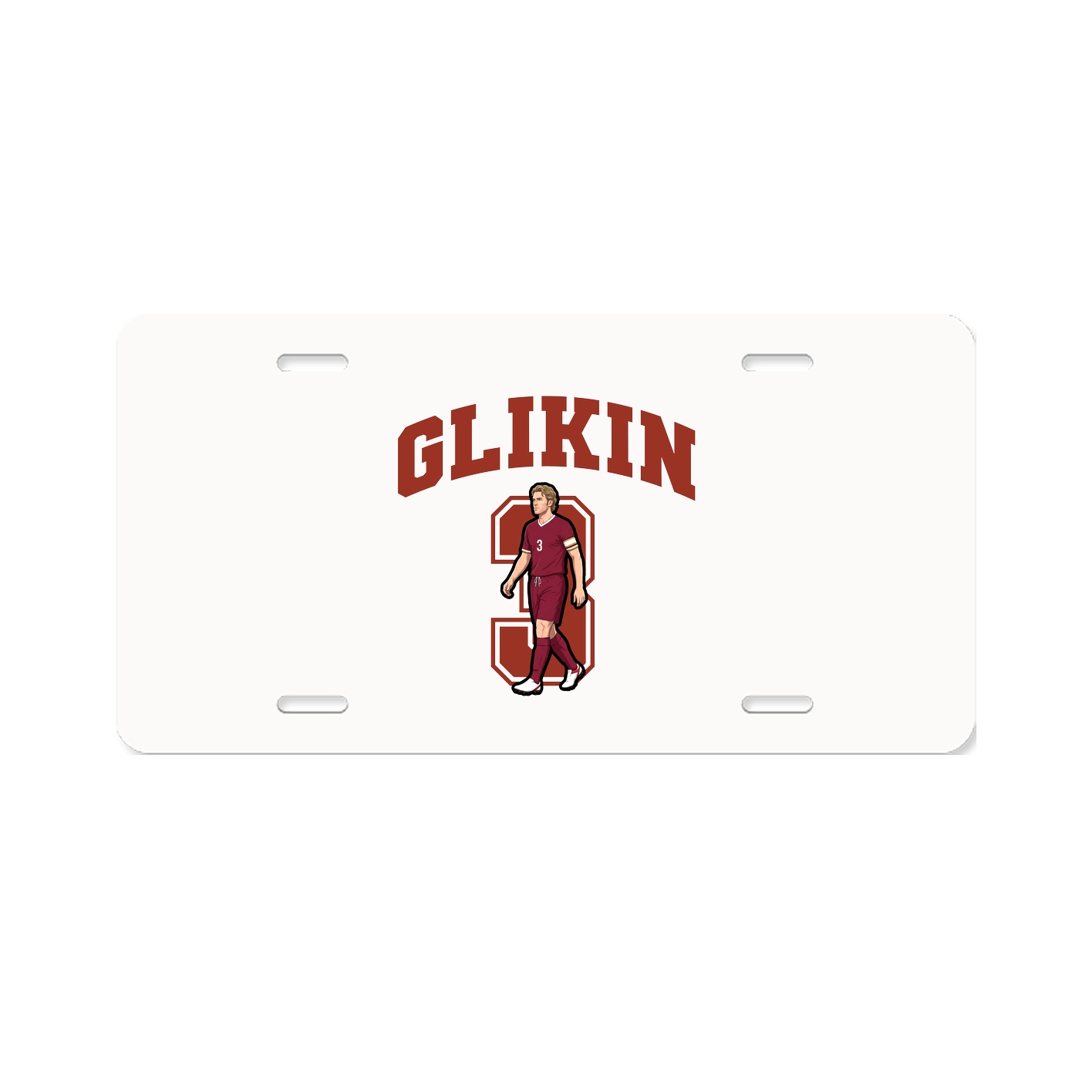 License Plate — Number in Classic