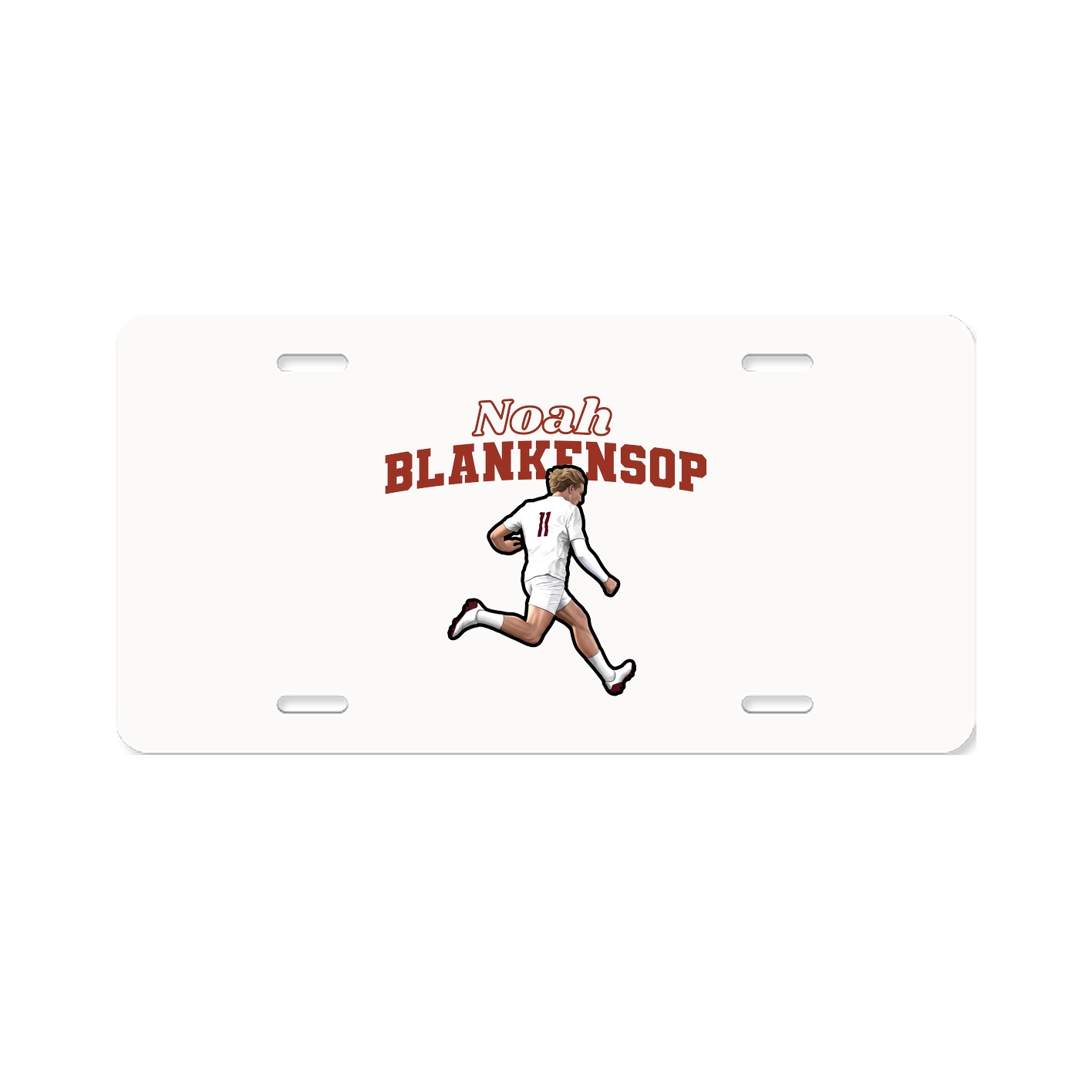 License Plate — Name Arch in Classic
