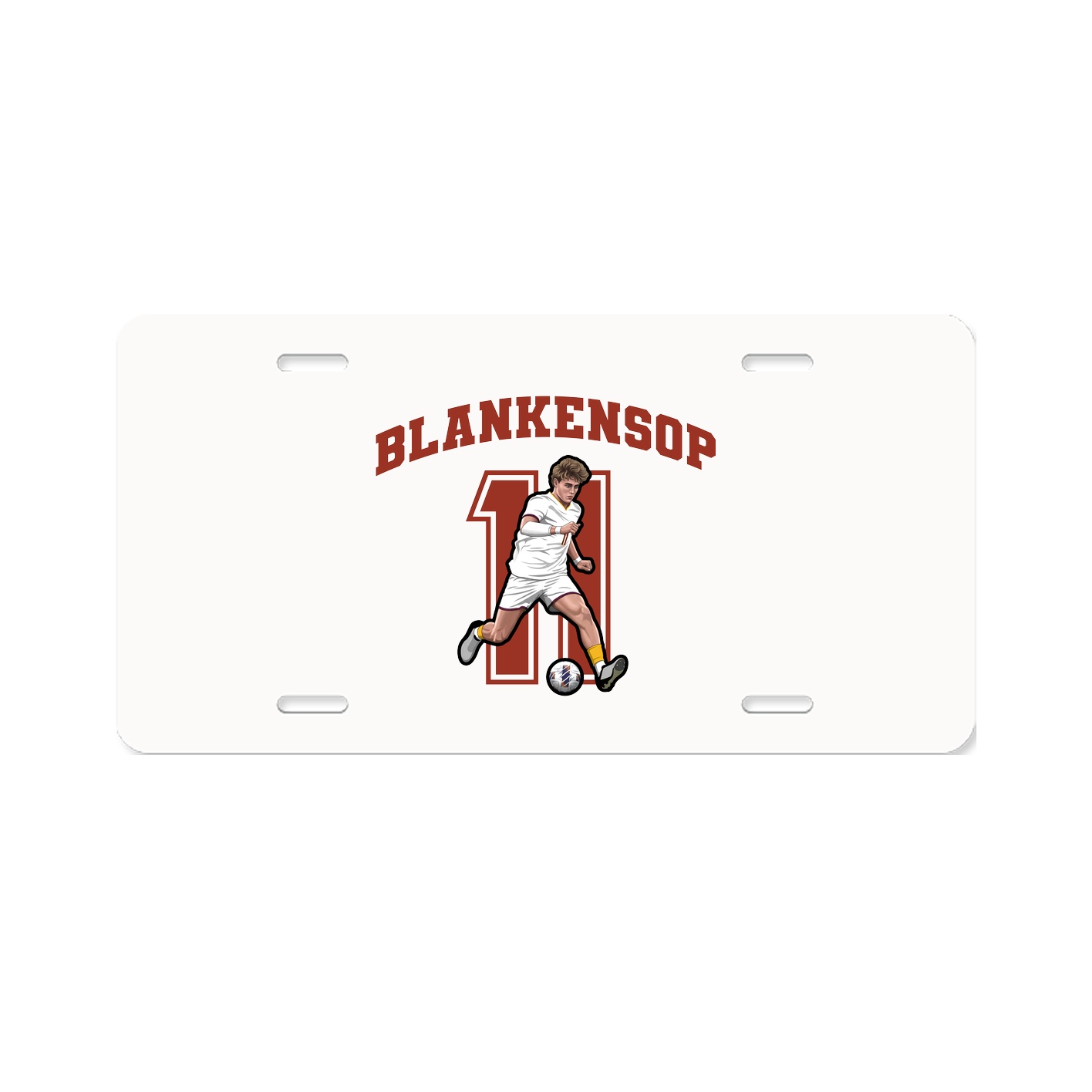 License Plate — Number in Classic