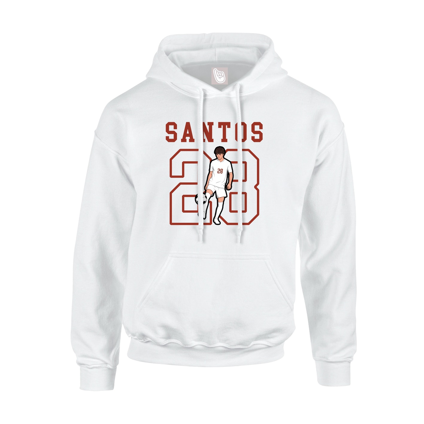 Hoodie — Shirsey in White