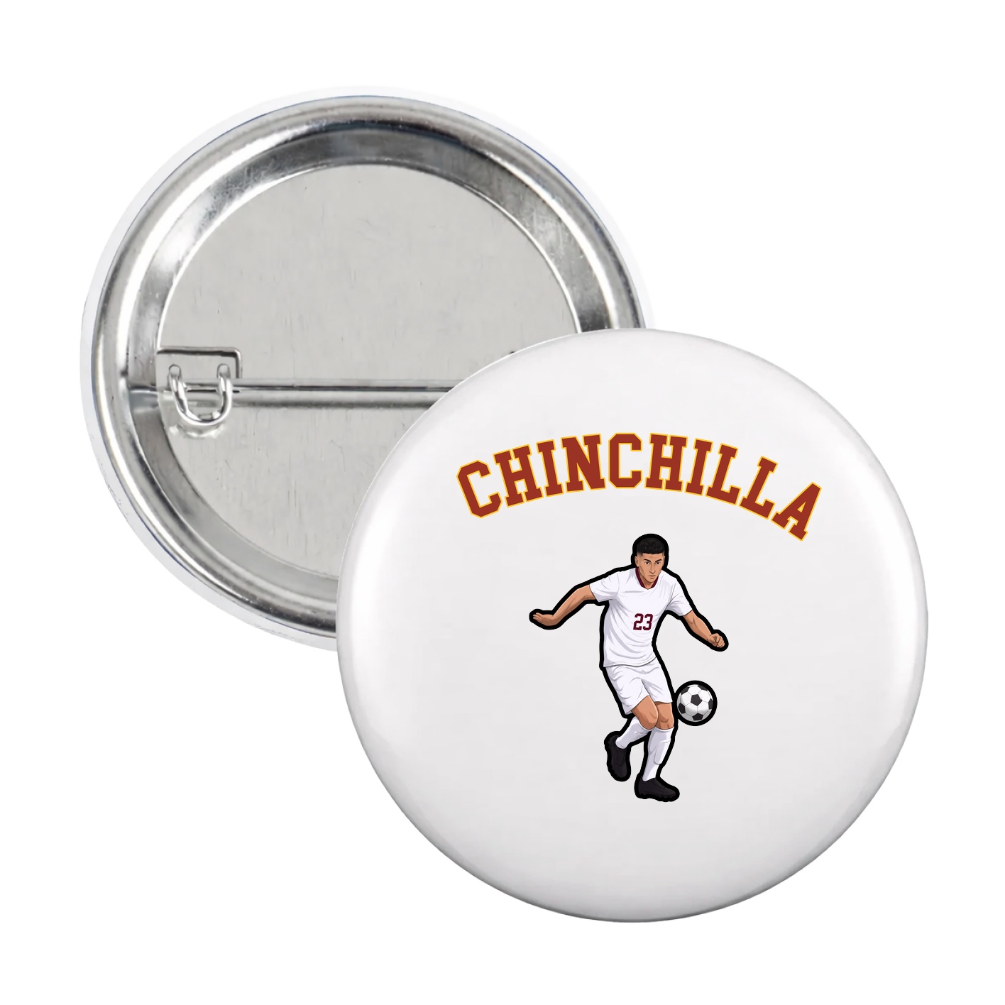 Game Day Button — Shirsey Arch in White