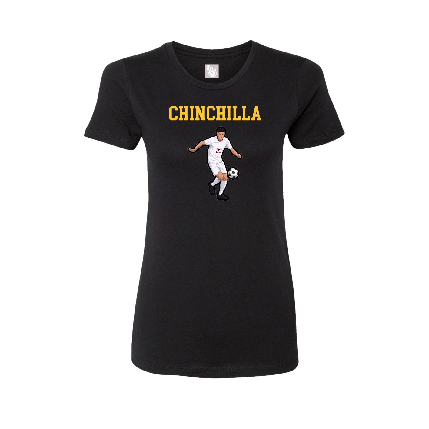 Fitted Women's Tee — Shirsey in Black