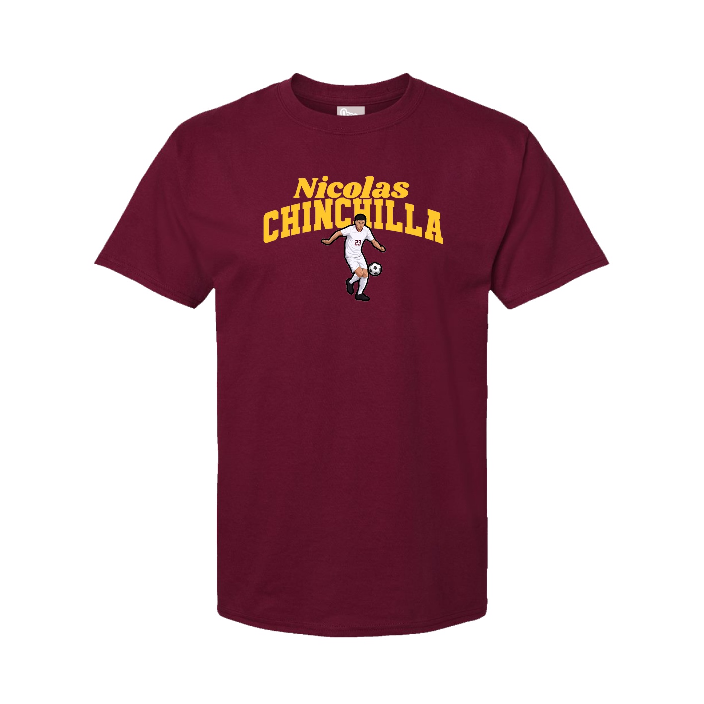 Tee — Signature Arch in Cardinal