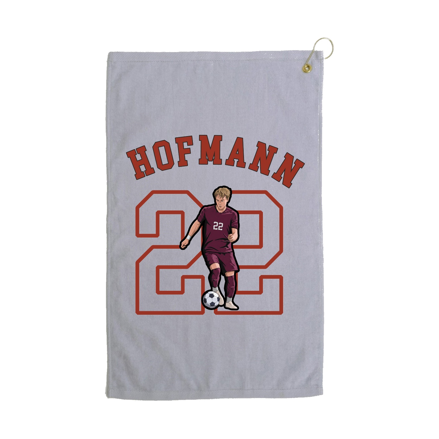 Golf Towel — Shirsey Arch in Grey