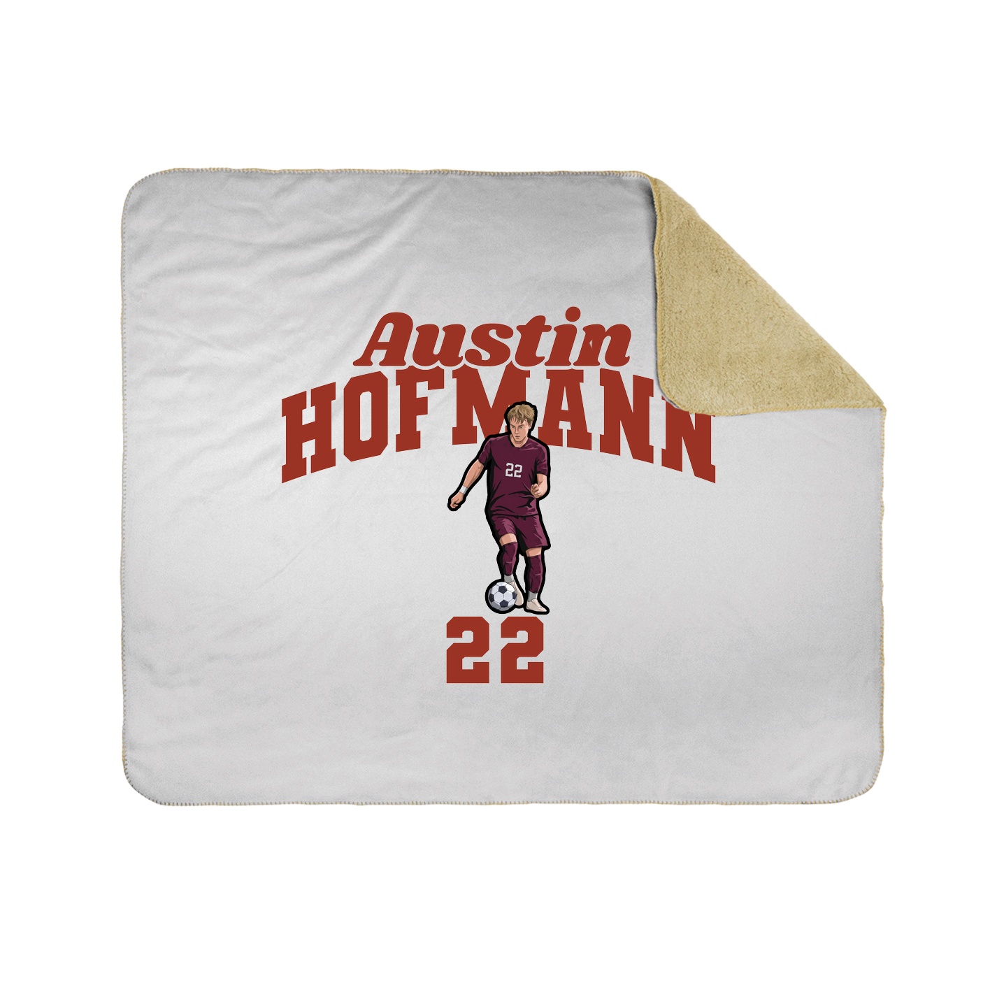 Throw Blanket — Signature Arch in White