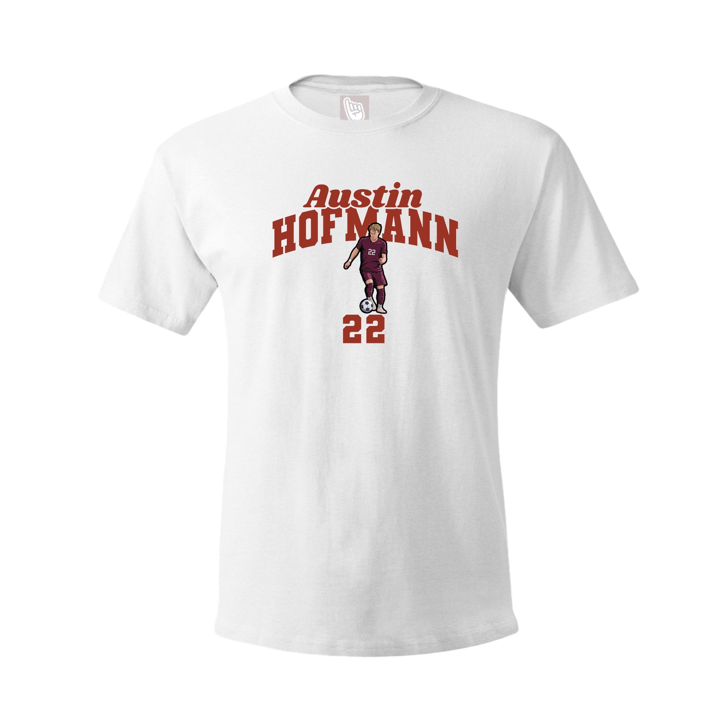 Youth Tee — Signature Arch in White
