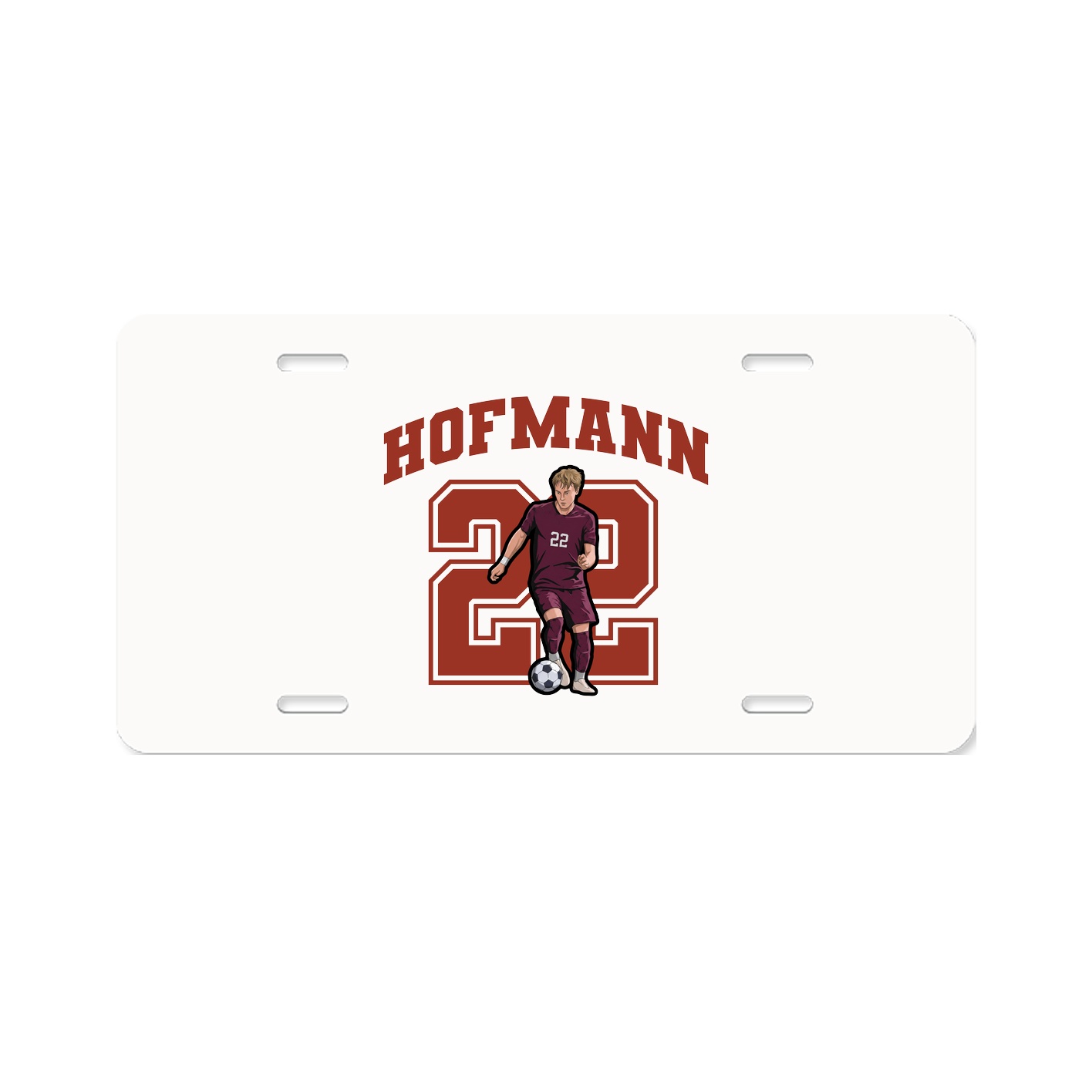 License Plate — Number in Classic