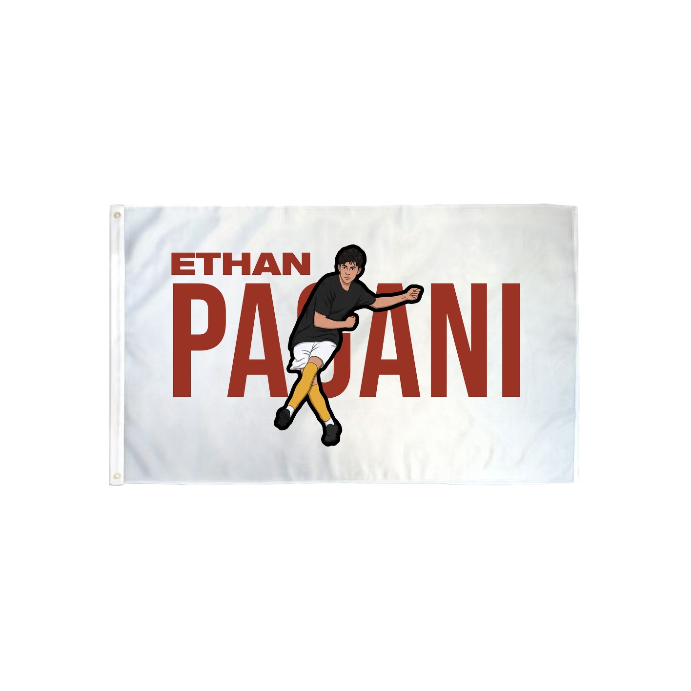 3x5 Flag — Player Name in Classic