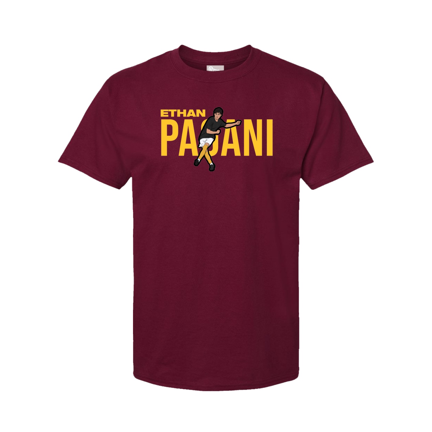 Tee — Player Name in Cardinal