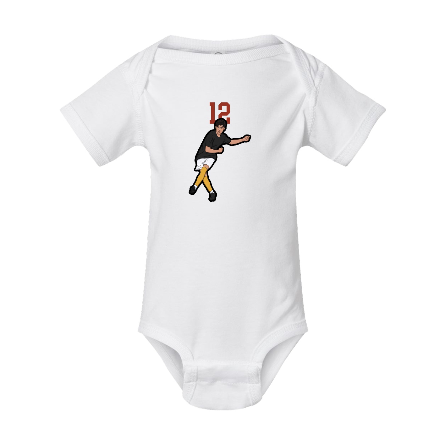 Baby Onesie — Number Top in White